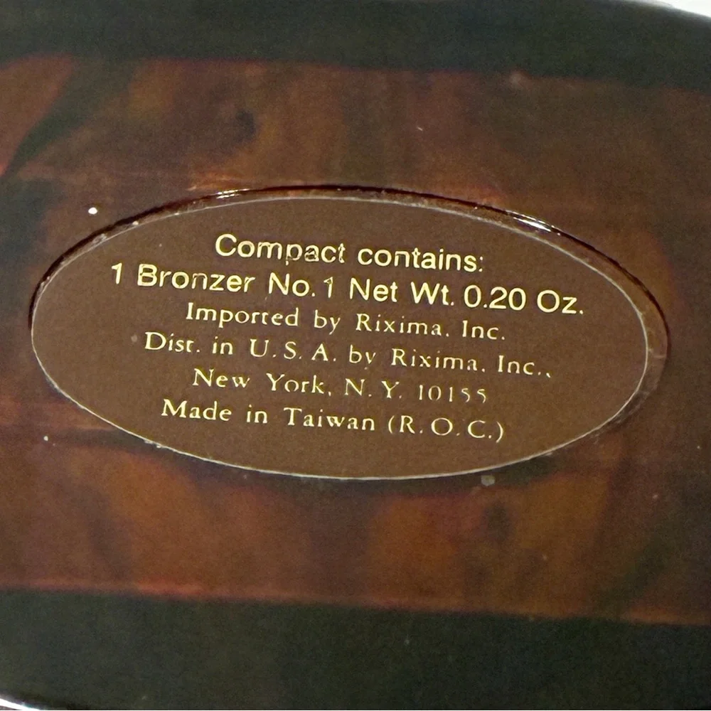 Rixima Compact Bronzer #1 0.20 oz Face Makeup Beauty‎ NEW